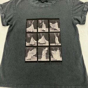 All Saints Graphite Dance Photo short sleeve Tee size 2. Cotton